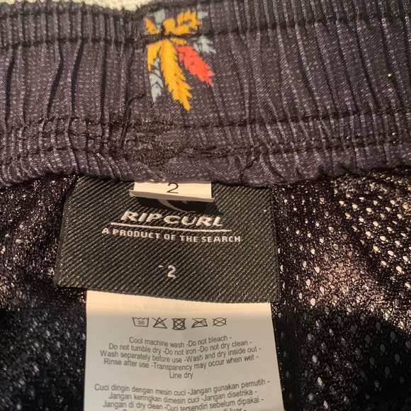 Rip Curl boys board bathing suit SZ 2 - Picture 3 of 3